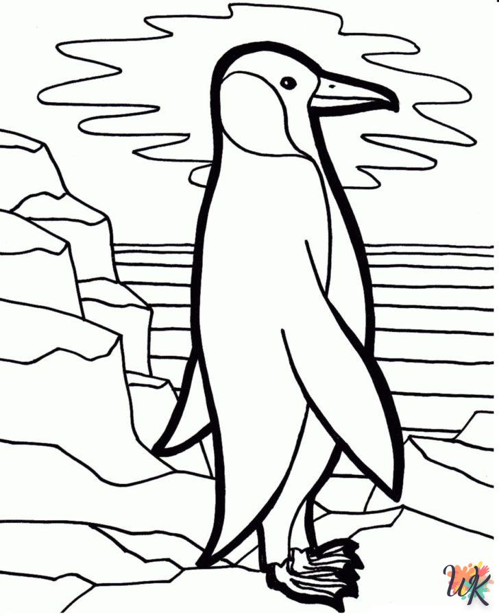coloriage Pingouin  à colorier en ligne