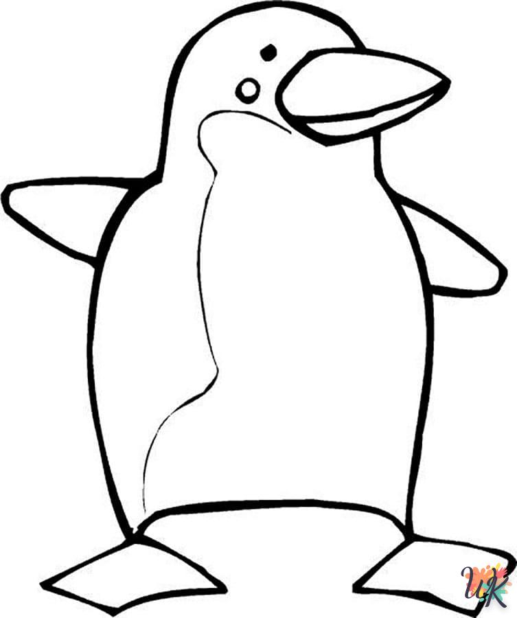 imprimer coloriage Pingouin  gratuit 1
