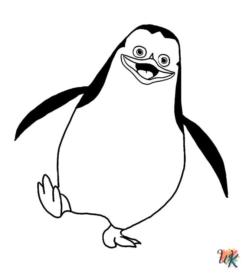 coloriage Pingouin  enfant à imprimer gratuit 1