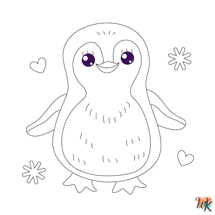 coloriage Pingouin  magique à faire en ligne