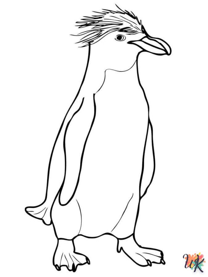 coloriage Pingouin  en ligne gratuit