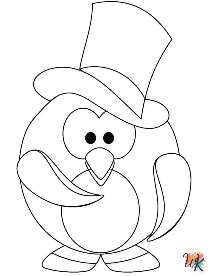 coloriage Pingouin  en ligne pour enfant 1