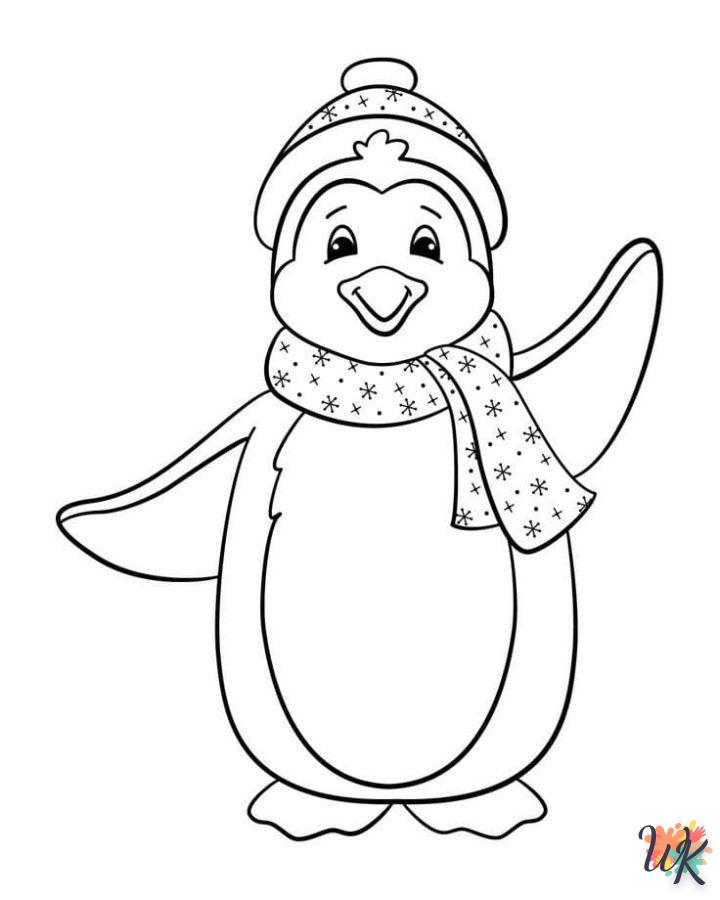 coloriage Pingouin  a dessiner en ligne 2