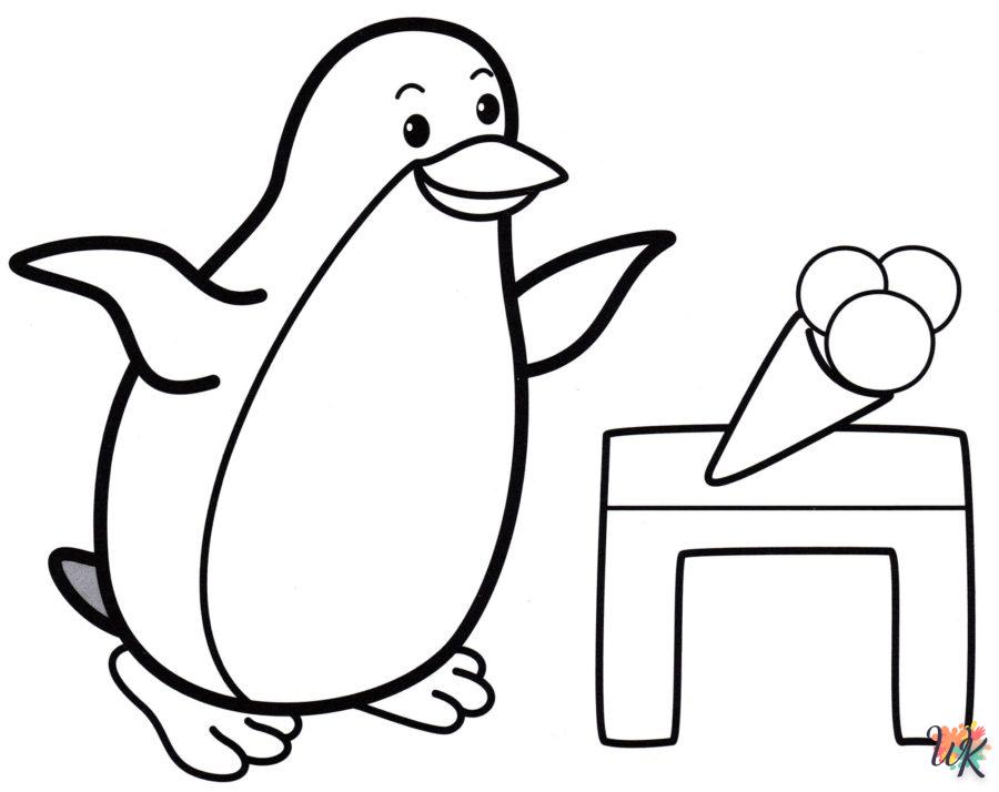 coloriage Pingouin  à colorier en ligne