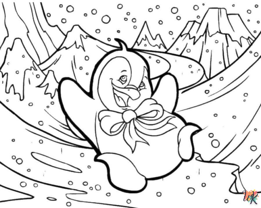 a imprimer coloriage Pingouin  gratuit