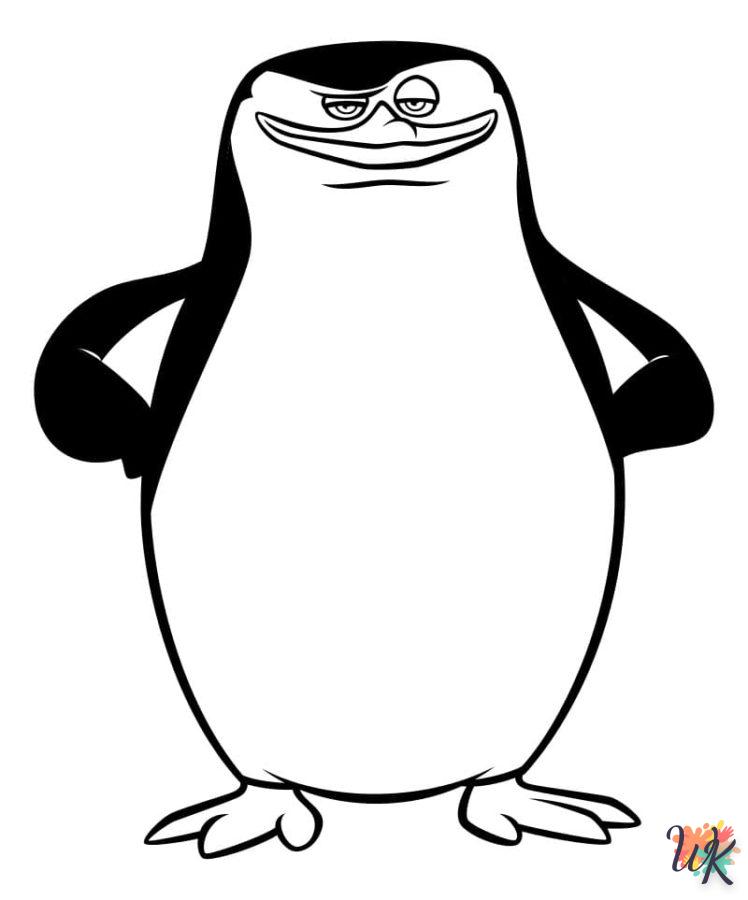 coloriage Pingouin  enfant à imprimer gratuit 2
