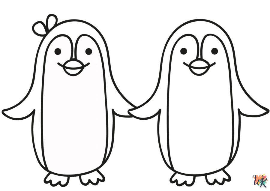 coloriage Pingouin  a imprimer gratuitement 1