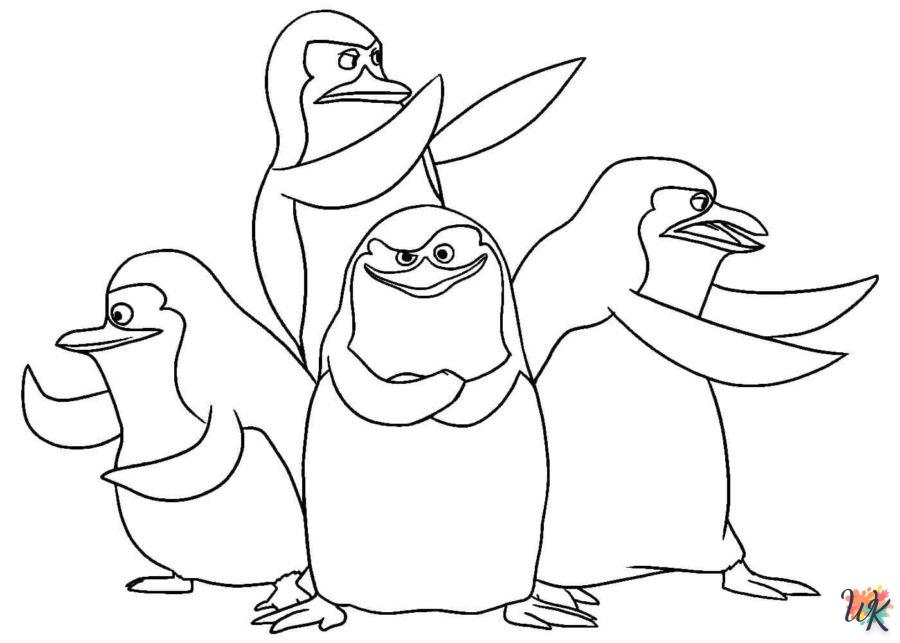 coloriage Pingouin  à imprimer a4 1