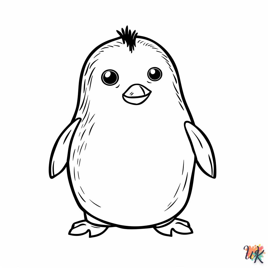 coloriage Pingouin  enfant a imprimer