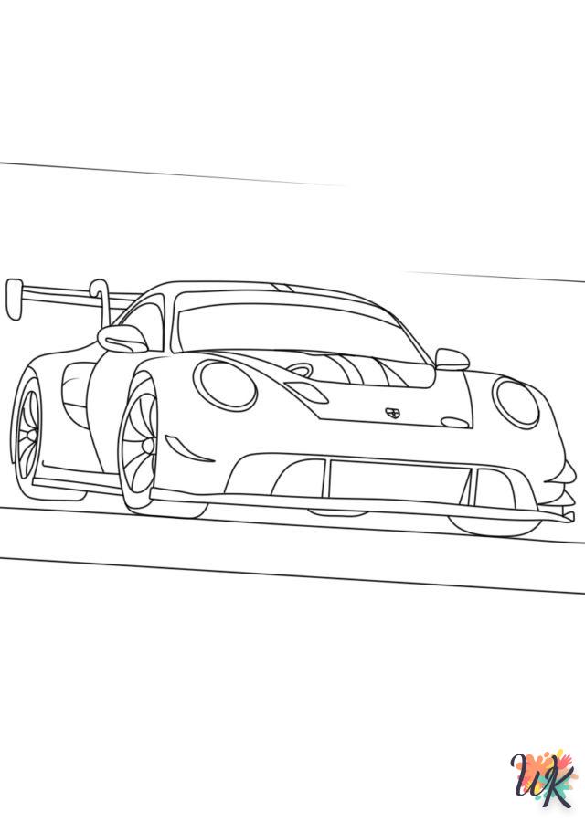 coloriage Porsche  a telecharger 1