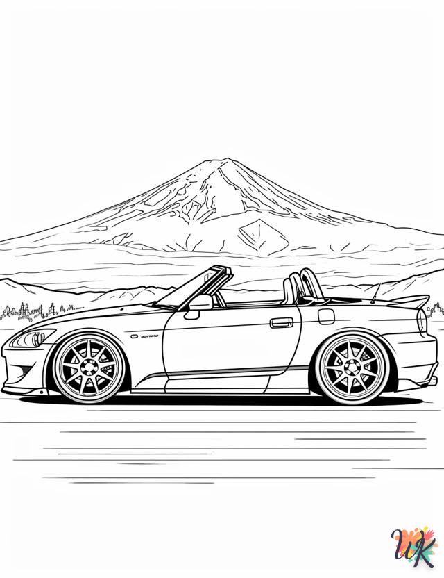 coloriage Porsche  bebe à imprimer gratuit