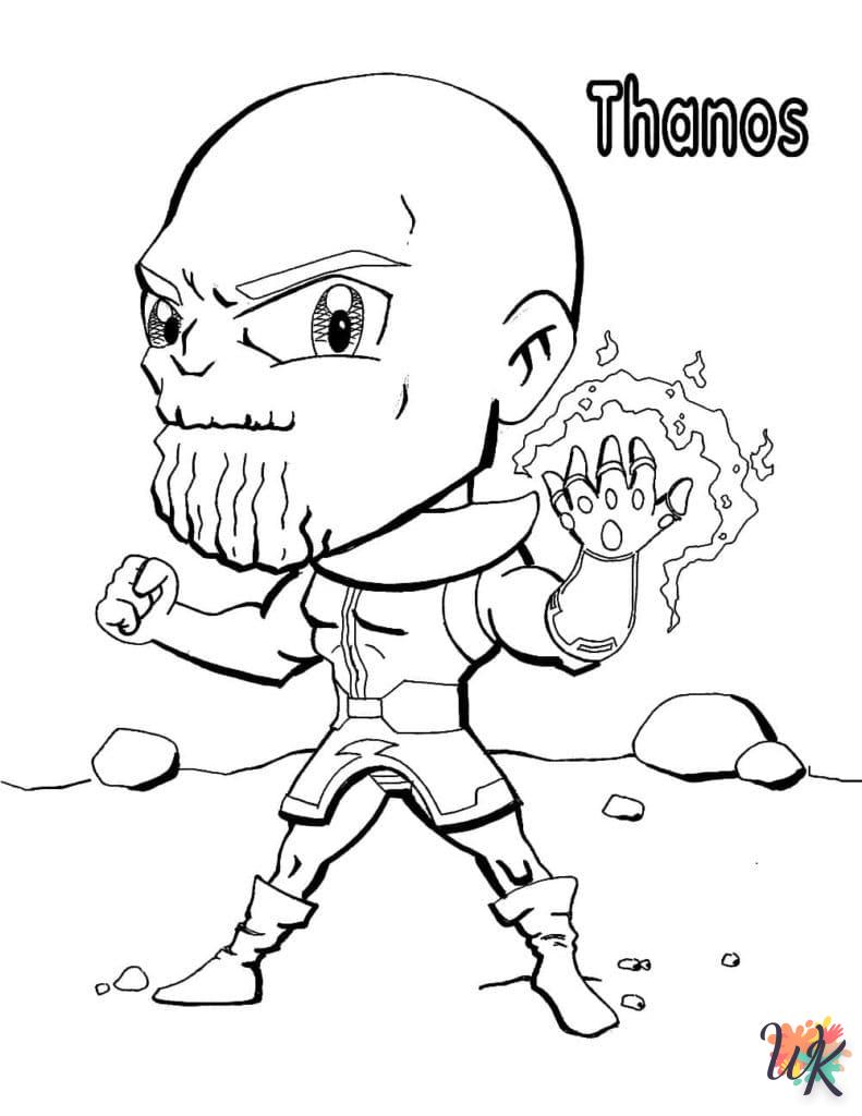 coloriage Thanos  en ligne 8 ans