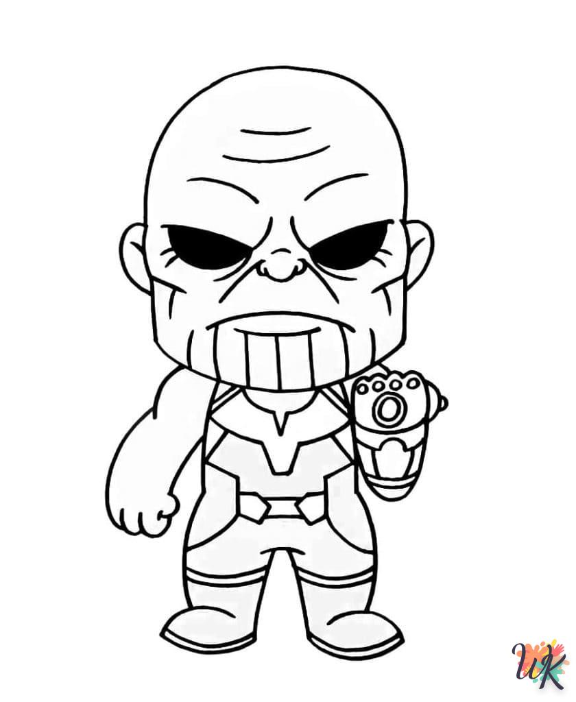 Coloriage Thanos