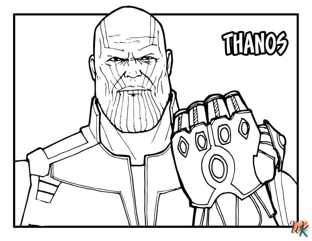 Coloriage Thanos