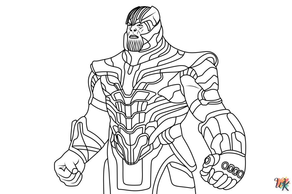 coloriage Thanos  à colorier en ligne 1