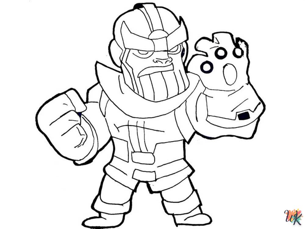 coloriage Thanos  à imprimer gratuit