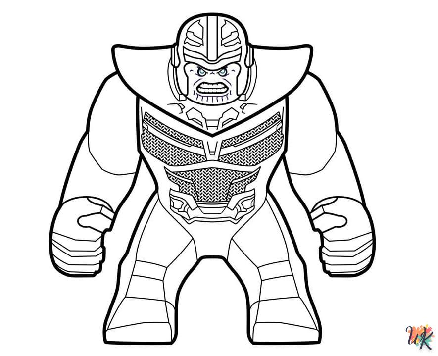 coloriage Thanos  pour enfants