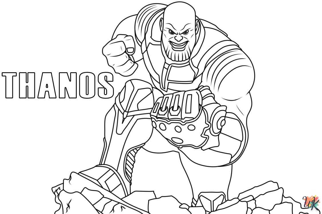 coloriage Thanos  et dessins