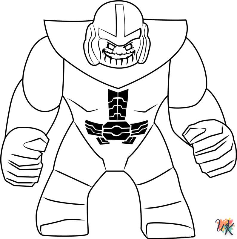 coloriage Thanos  à imprimer pour enfant de 10 ans 1