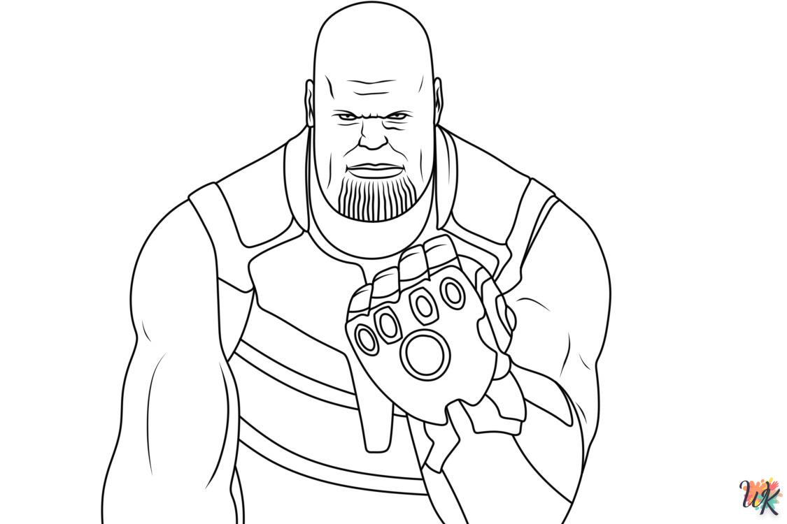 coloriage Thanos  à colorier en ligne