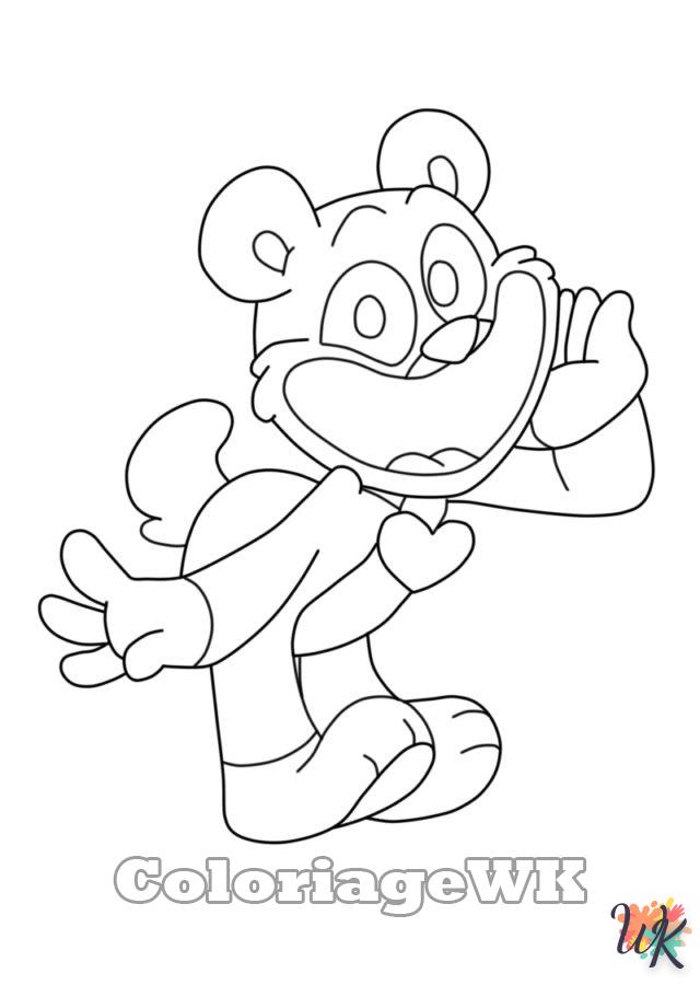 coloriage Bobby BearHug  en ligne pour bebe de 2 ans