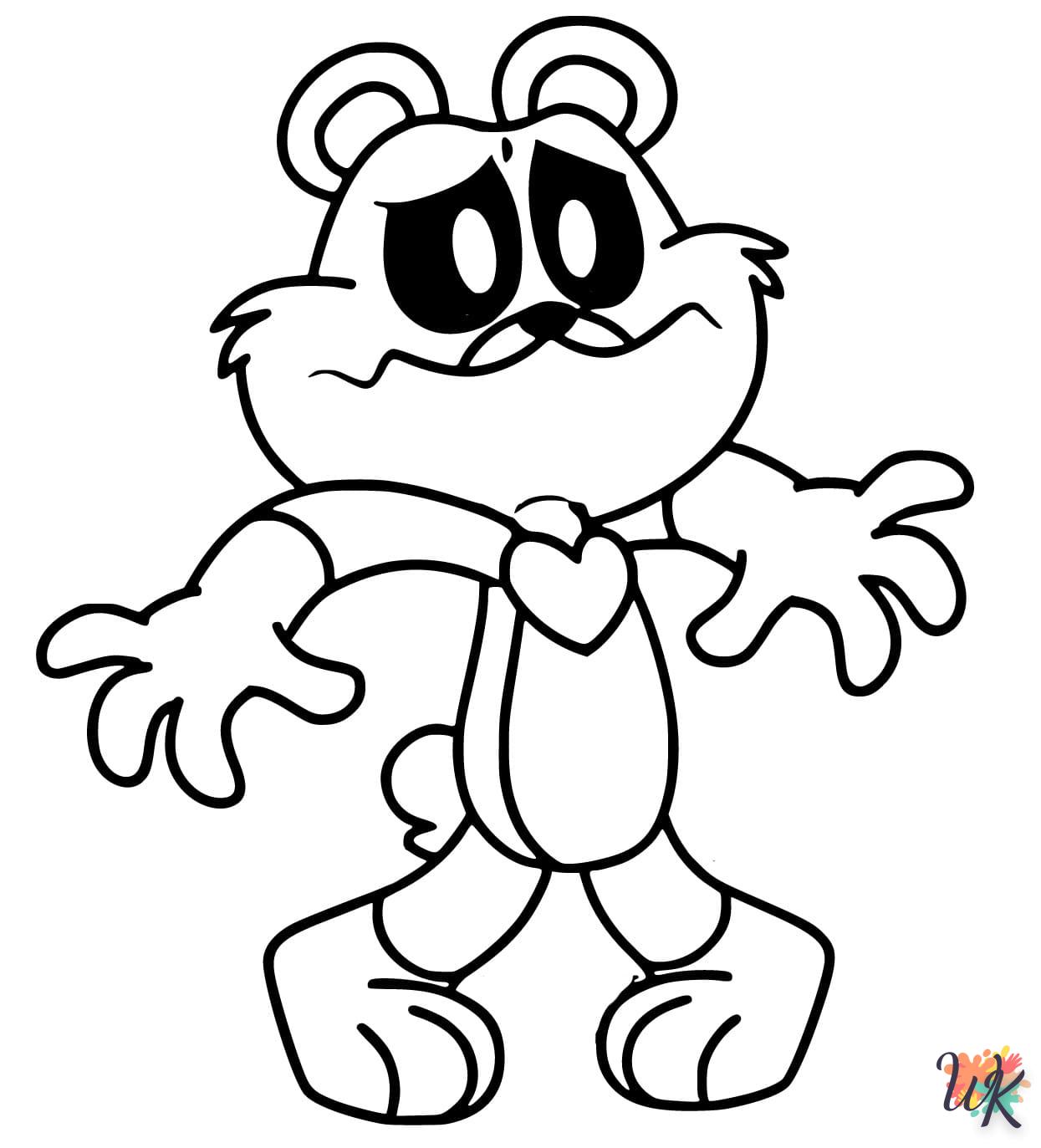 coloriage Bobby BearHug  en ligne maternelle