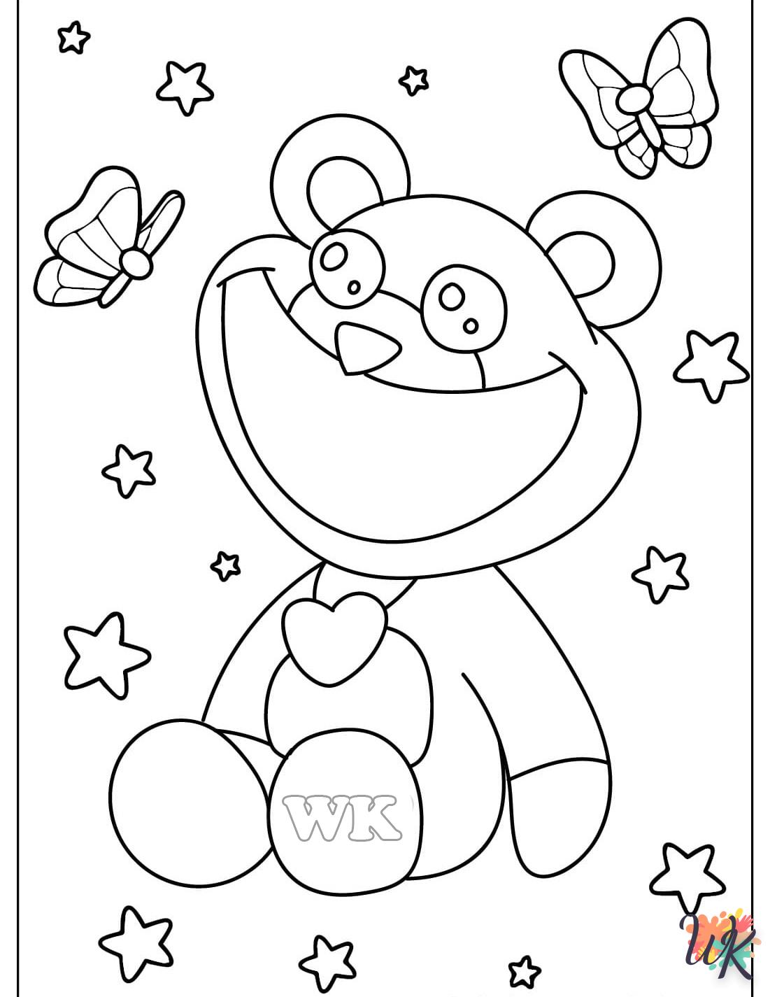 coloriage Bobby BearHug  gratuit à imprimer