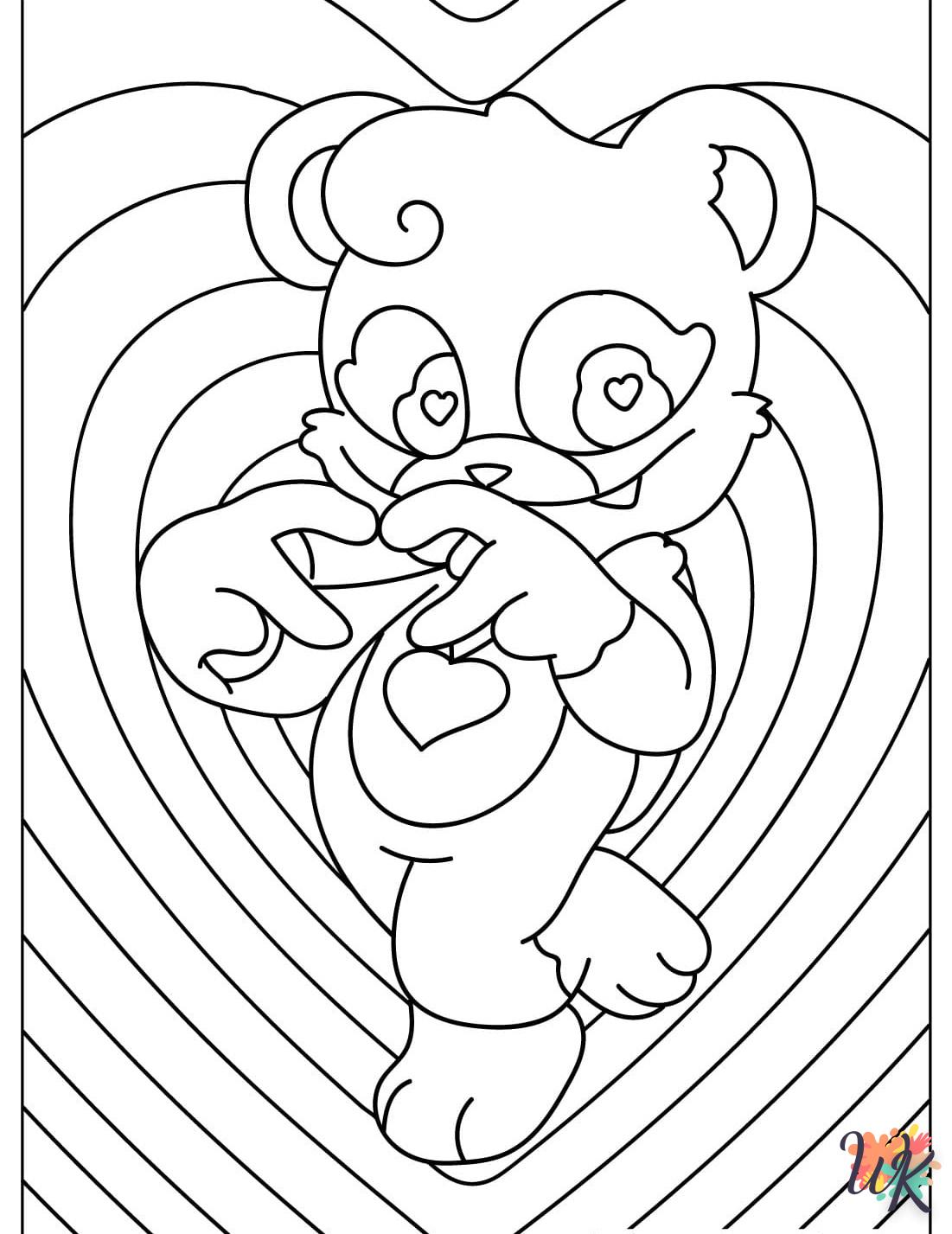 coloriage Bobby BearHug  et apprentissage