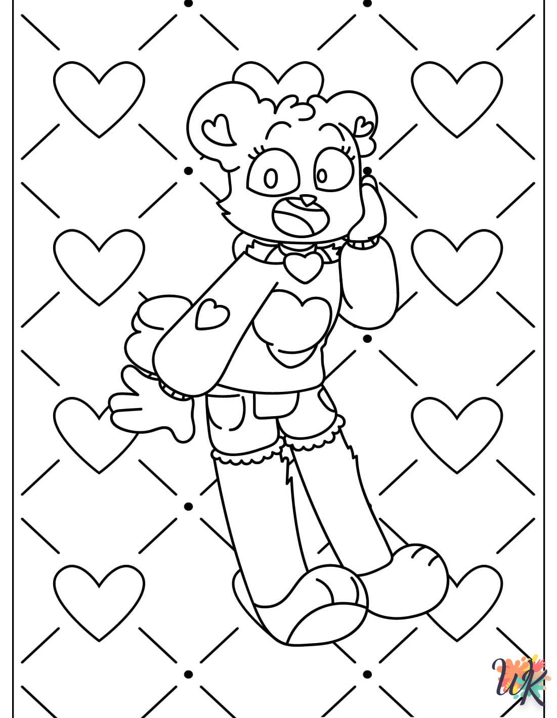 coloriage Bobby BearHug  enfant à imprimer 1