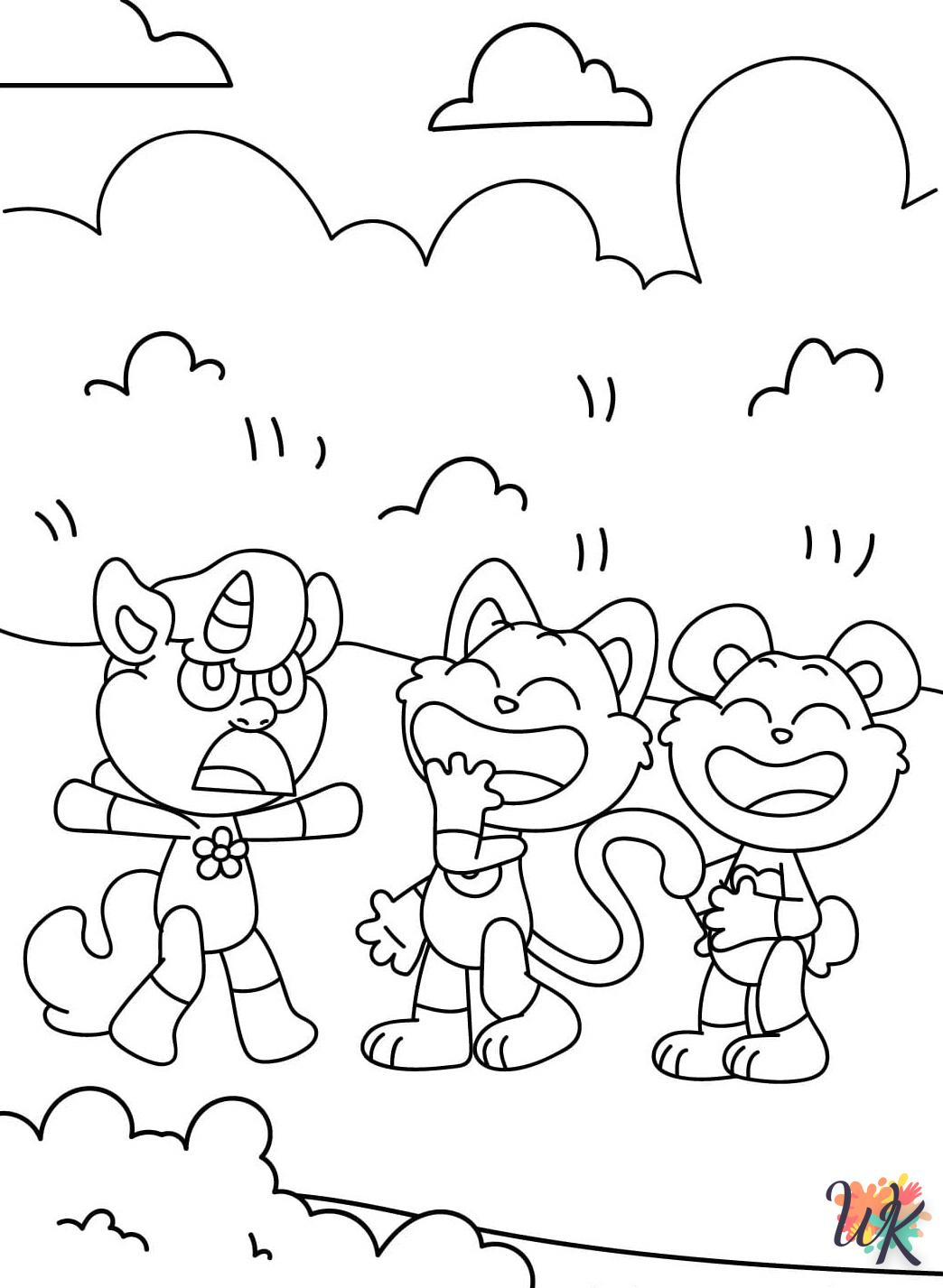 coloriage Bobby BearHug  gratuit a imprimer