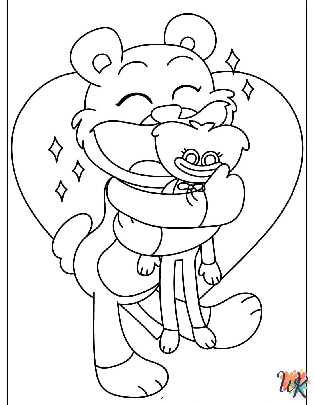 imprimer coloriage Bobby BearHug  gratuit