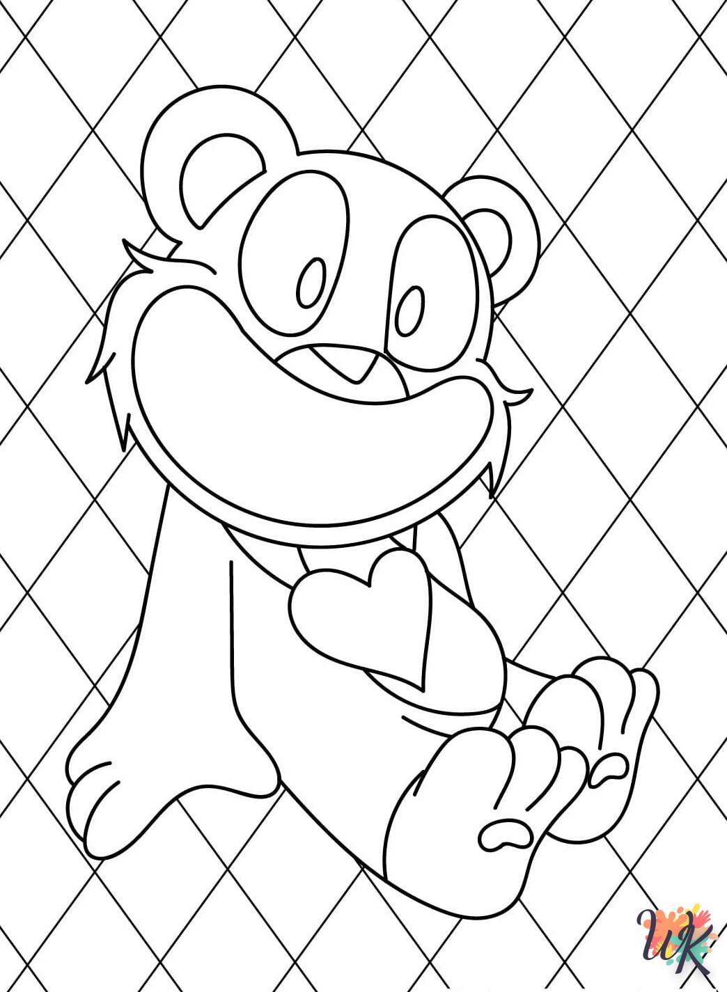 coloriage Bobby BearHug  gratuit en ligne