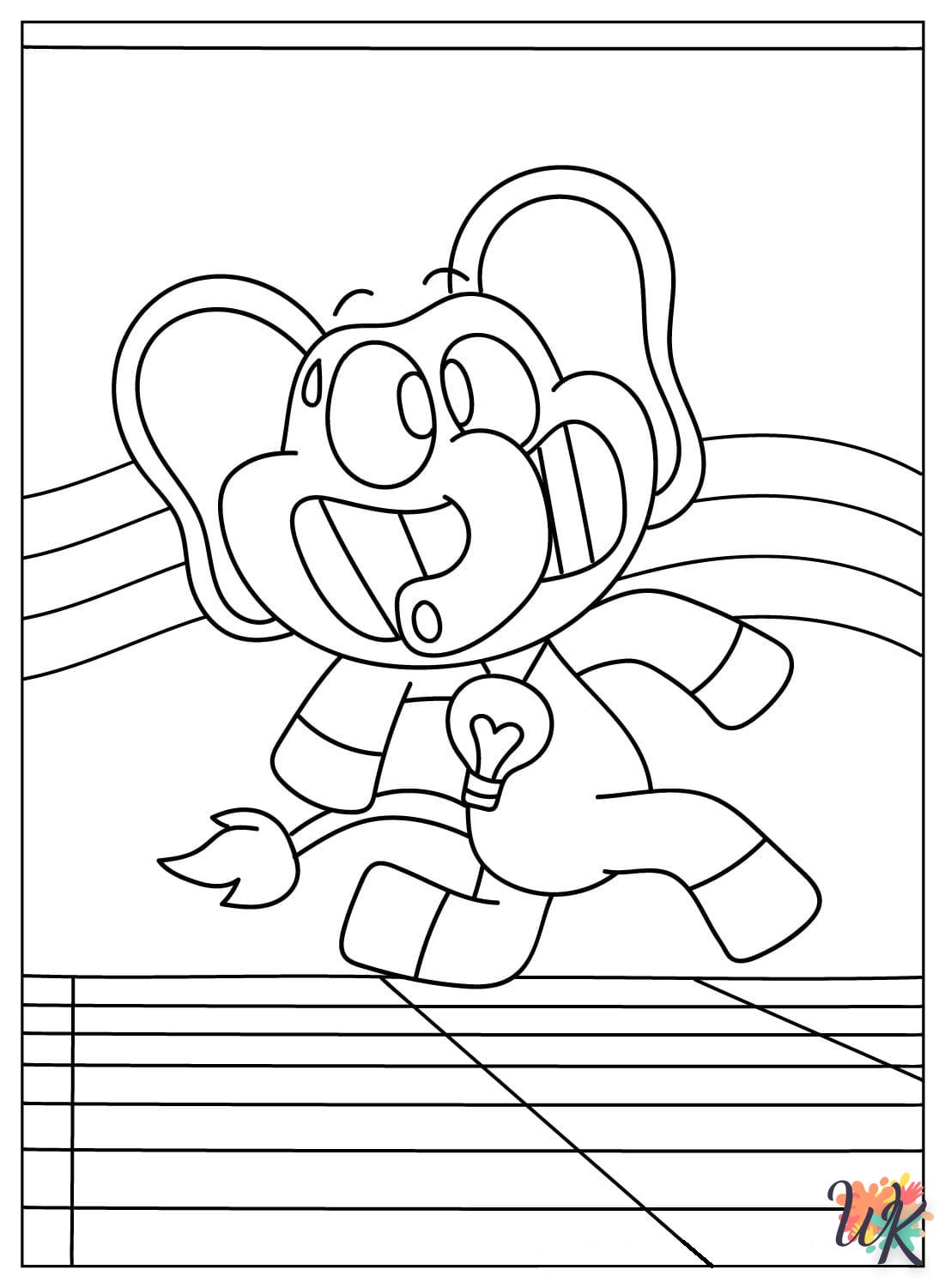 coloriage Bubba Bubbaphant  en ligne pour bebe de 2 ans