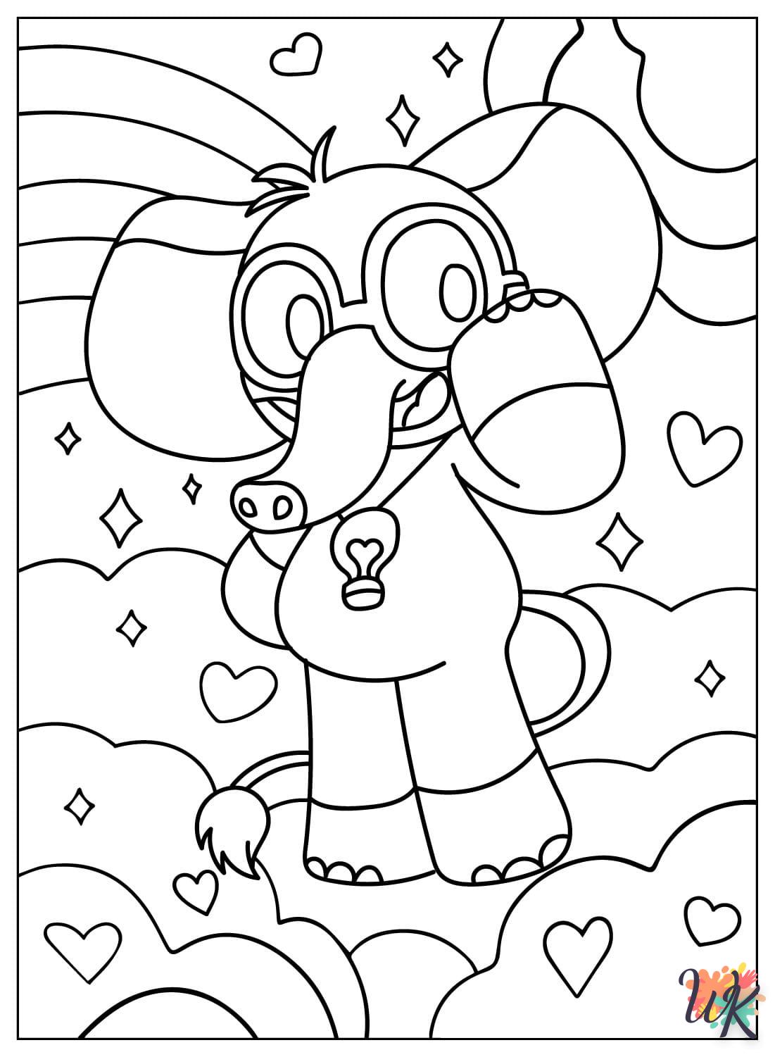 coloriage Bubba Bubbaphant  magique à faire en ligne