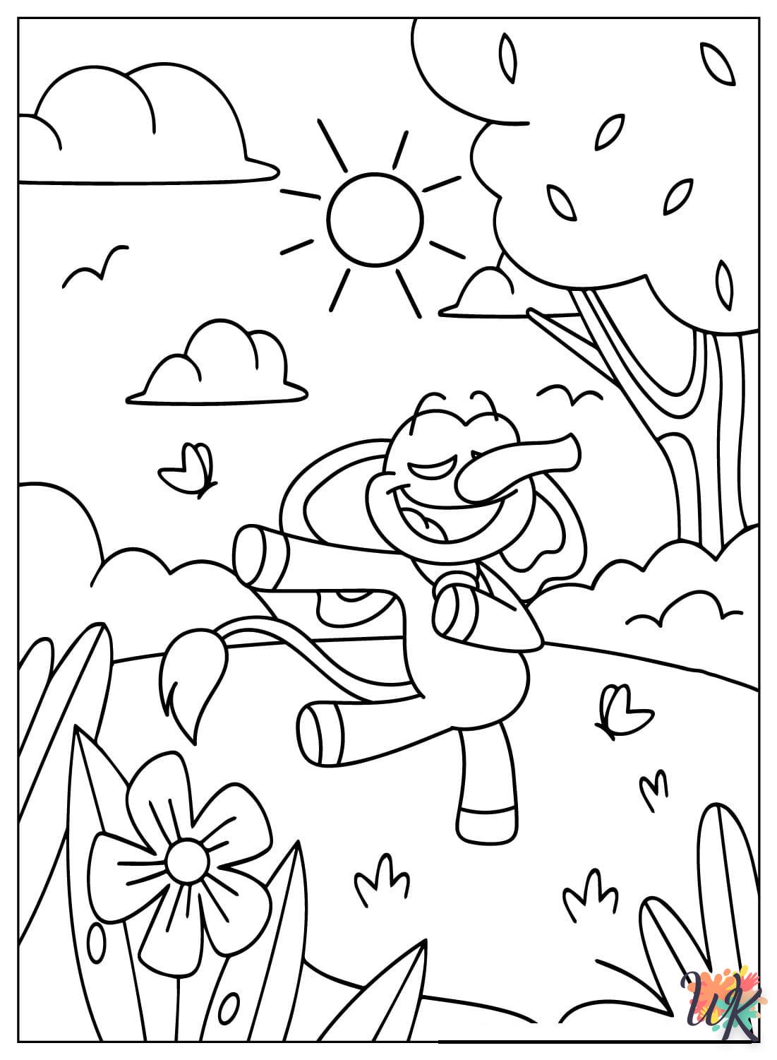 coloriage Bubba Bubbaphant  pour enfants a imprimer gratuit 1