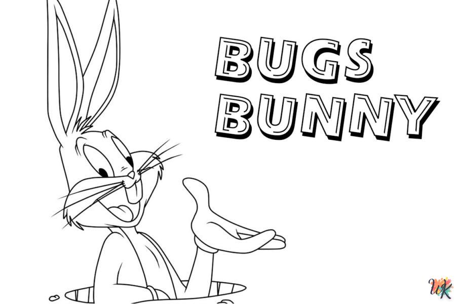 coloriage Bugs Bunny  pour enfant à imprimer