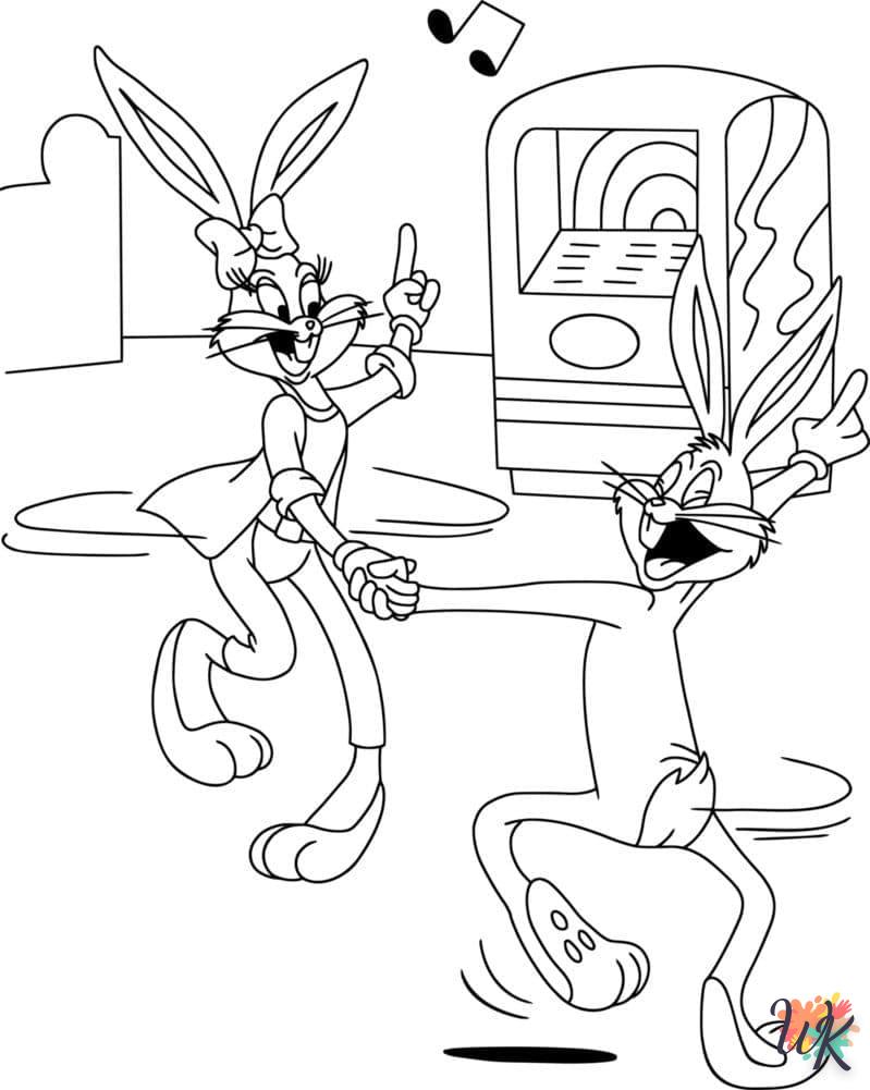 coloriage Bugs Bunny  et dessin a imprimer 2