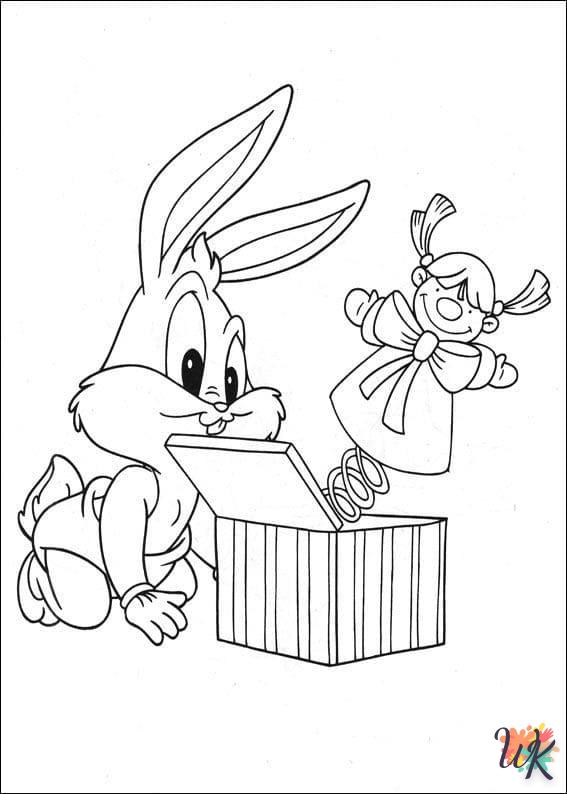 coloriage Bugs Bunny  pour enfant