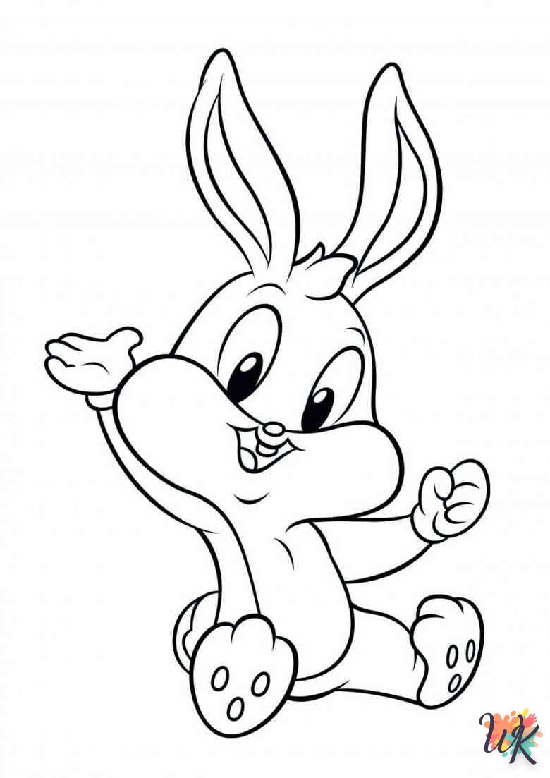 coloriage Bugs Bunny  en ligne pour bebe de 2 ans