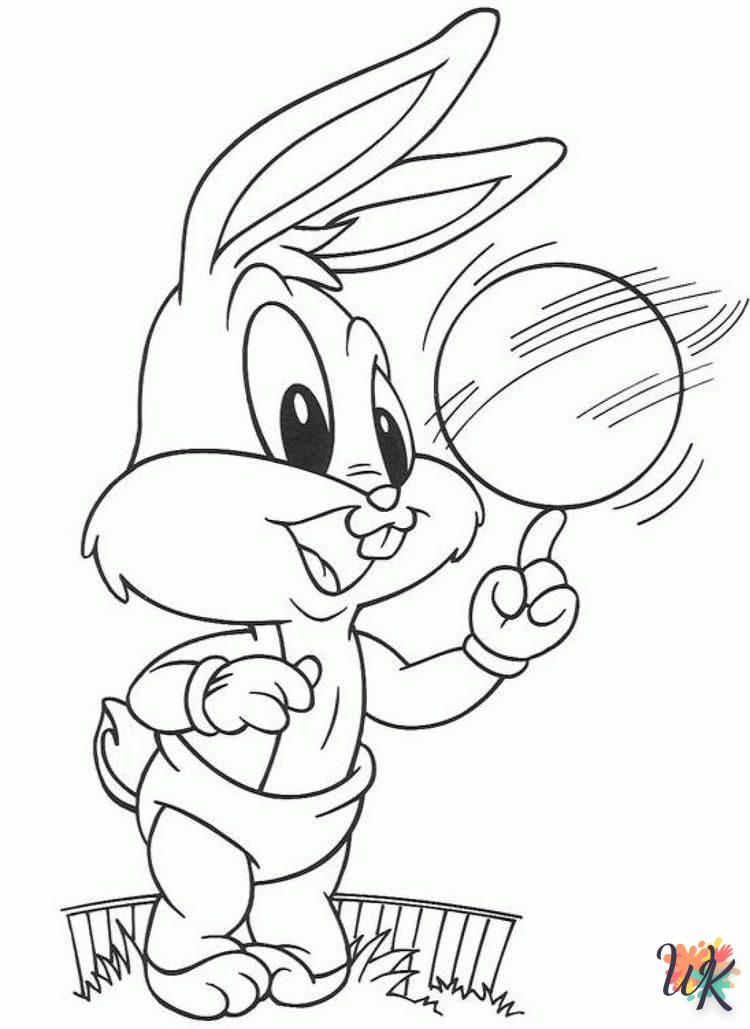 coloriage Bugs Bunny  licorne en ligne gratuit à imprimer 2