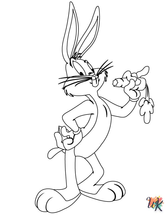 coloriage Bugs Bunny  a colorier en ligne gratuitement