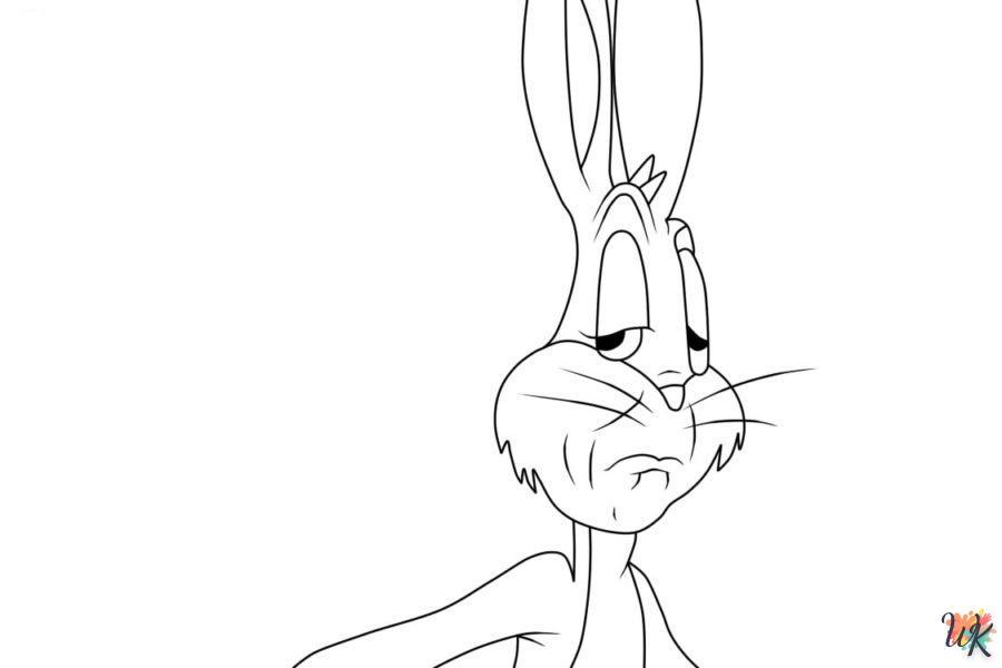 coloriage Bugs Bunny  enfant à imprimer