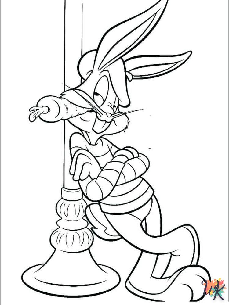 coloriage Bugs Bunny  à colorier en ligne gratuit 1