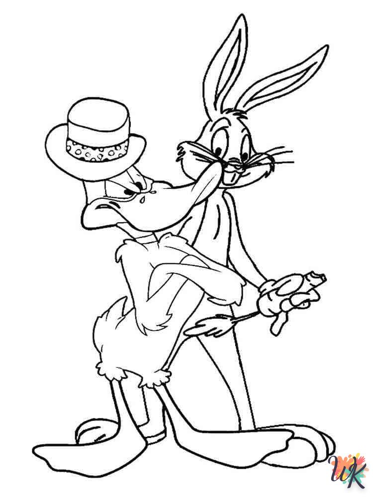 coloriage Bugs Bunny  à imprimer pour enfant de 12 ans 1