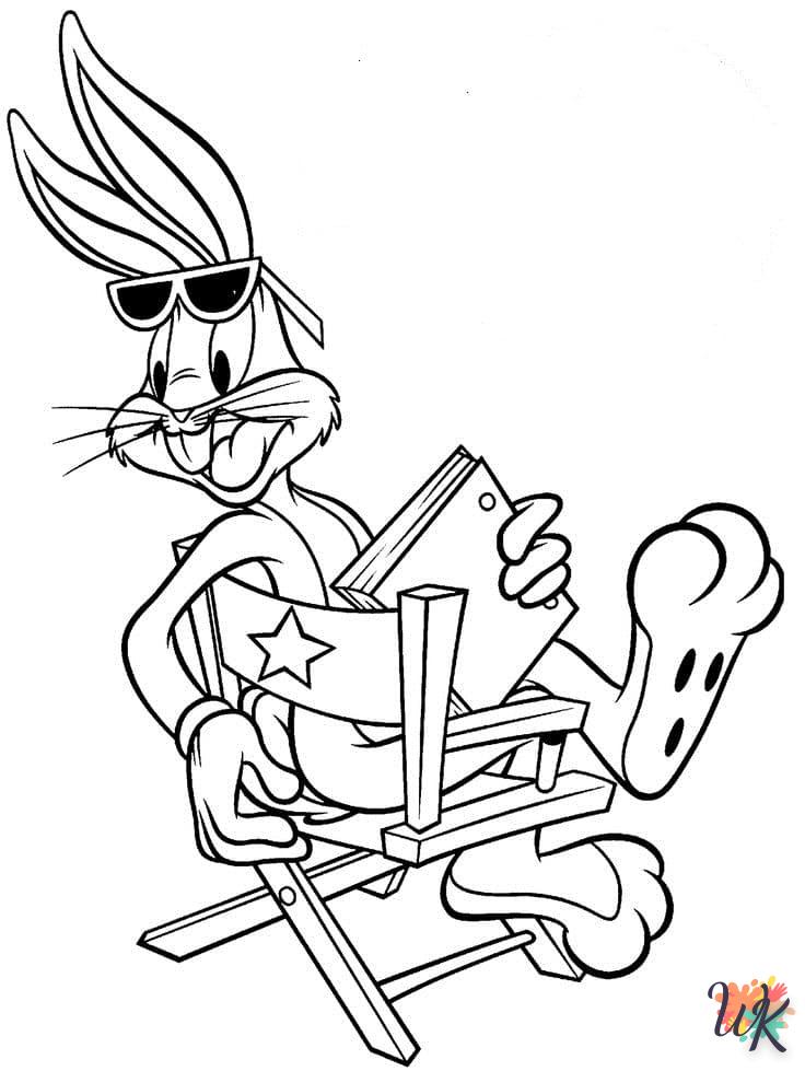 coloriage Bugs Bunny  en ligne gratuit pour 12 ans