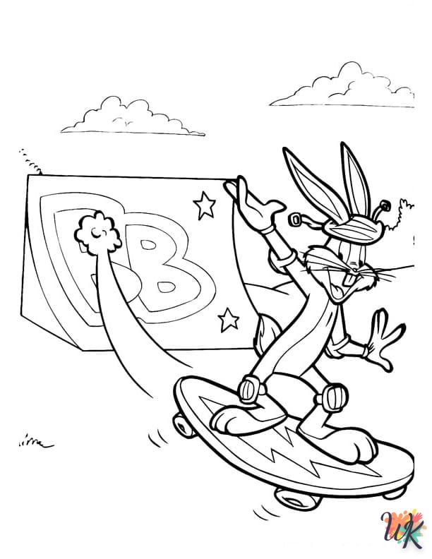 coloriage Bugs Bunny  a colorier en ligne