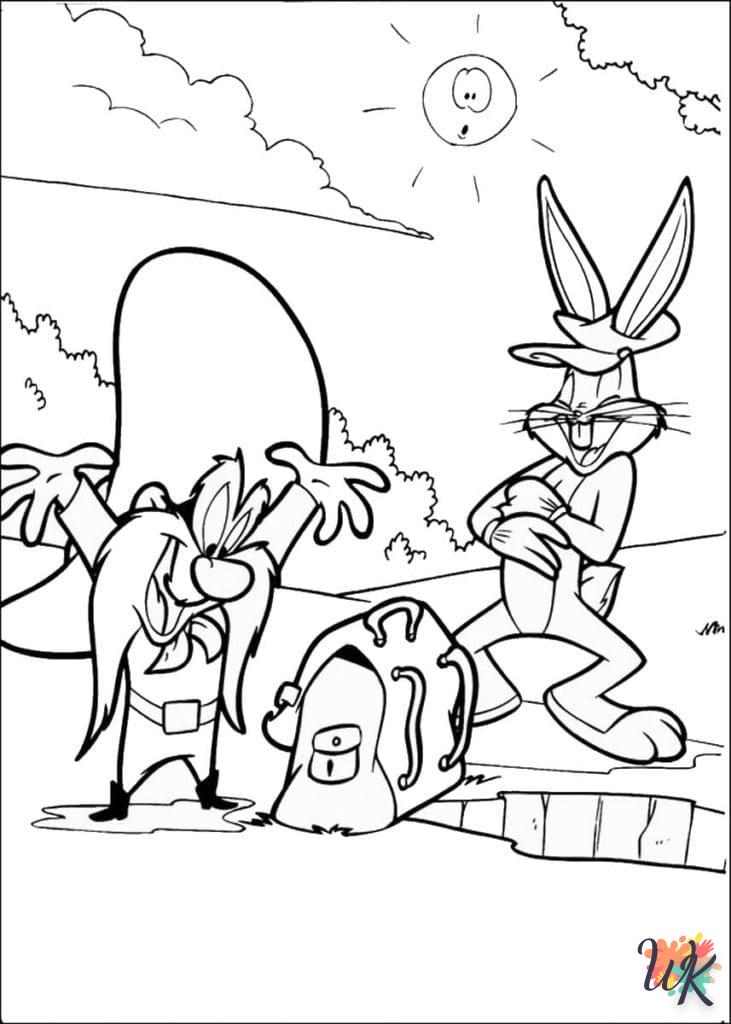 coloriage Bugs Bunny  sonic en ligne gratuit à imprimer