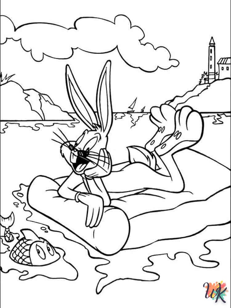 imprimer coloriage Bugs Bunny  pour enfant