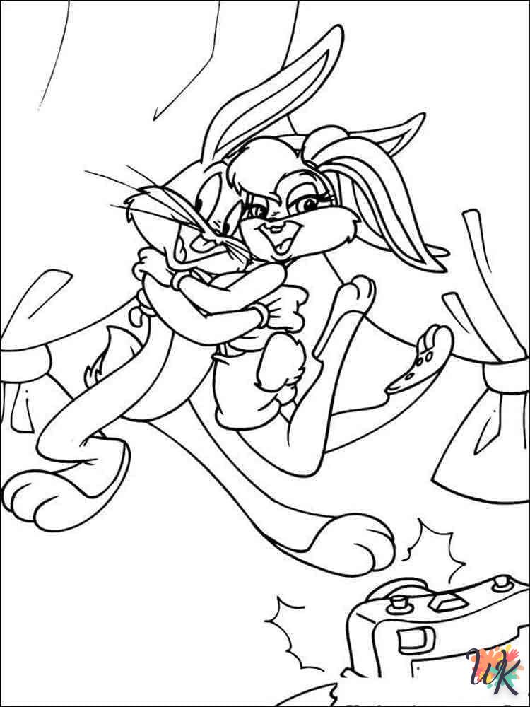 coloriage Bugs Bunny  pour enfant de 8 ans