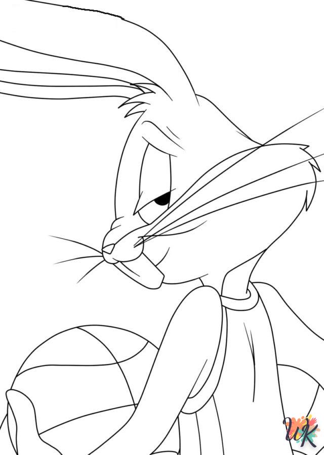 coloriage Bugs Bunny  enfant 4 ans a imprimer